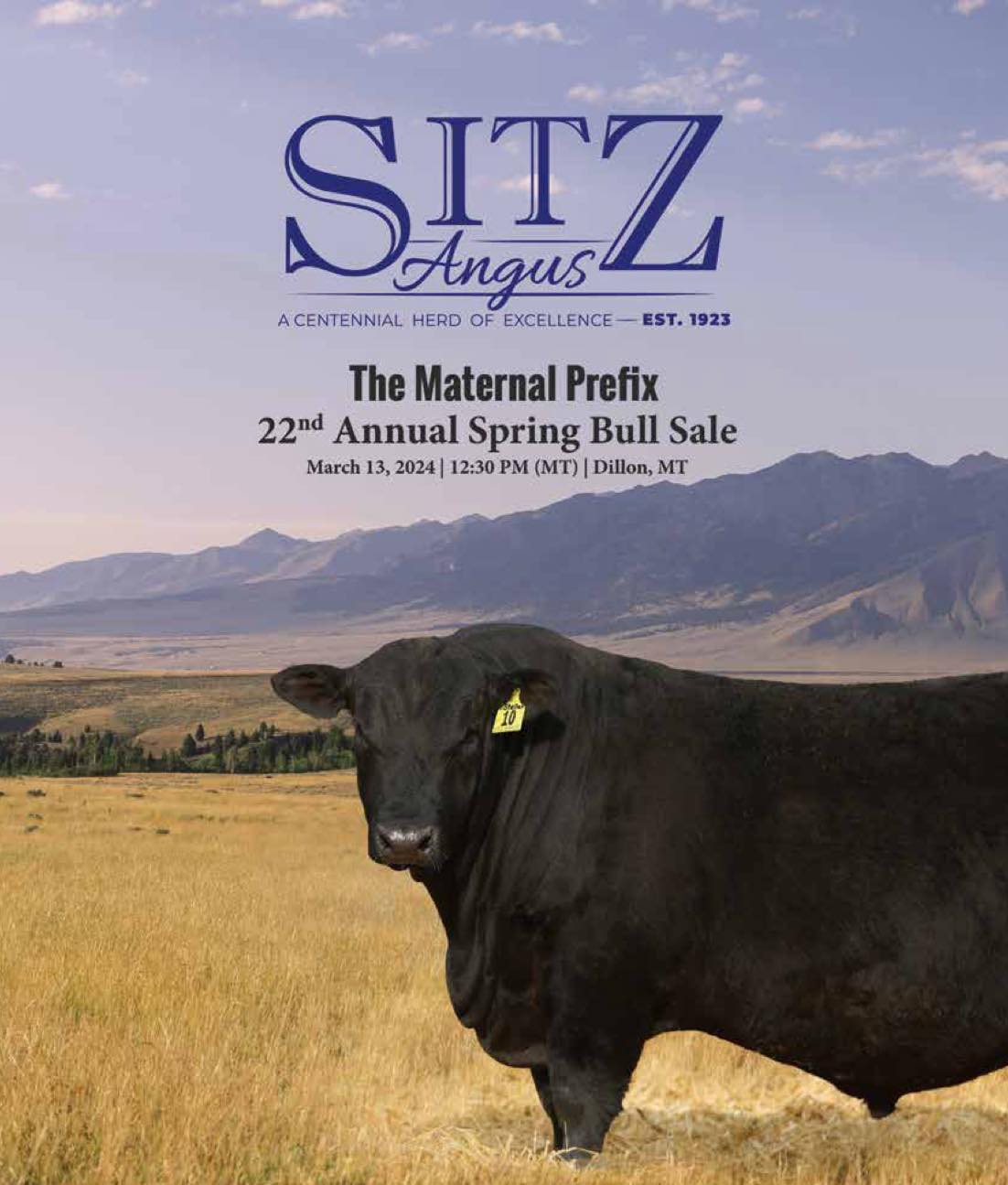 Our Spring Bull Sale is coming up on... - Sitz Angus Ranch