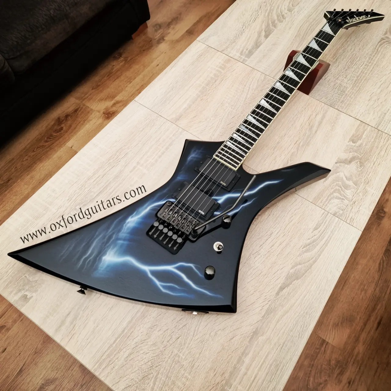 Jackson Kelly guitar with EMG 81 and 85 pickups