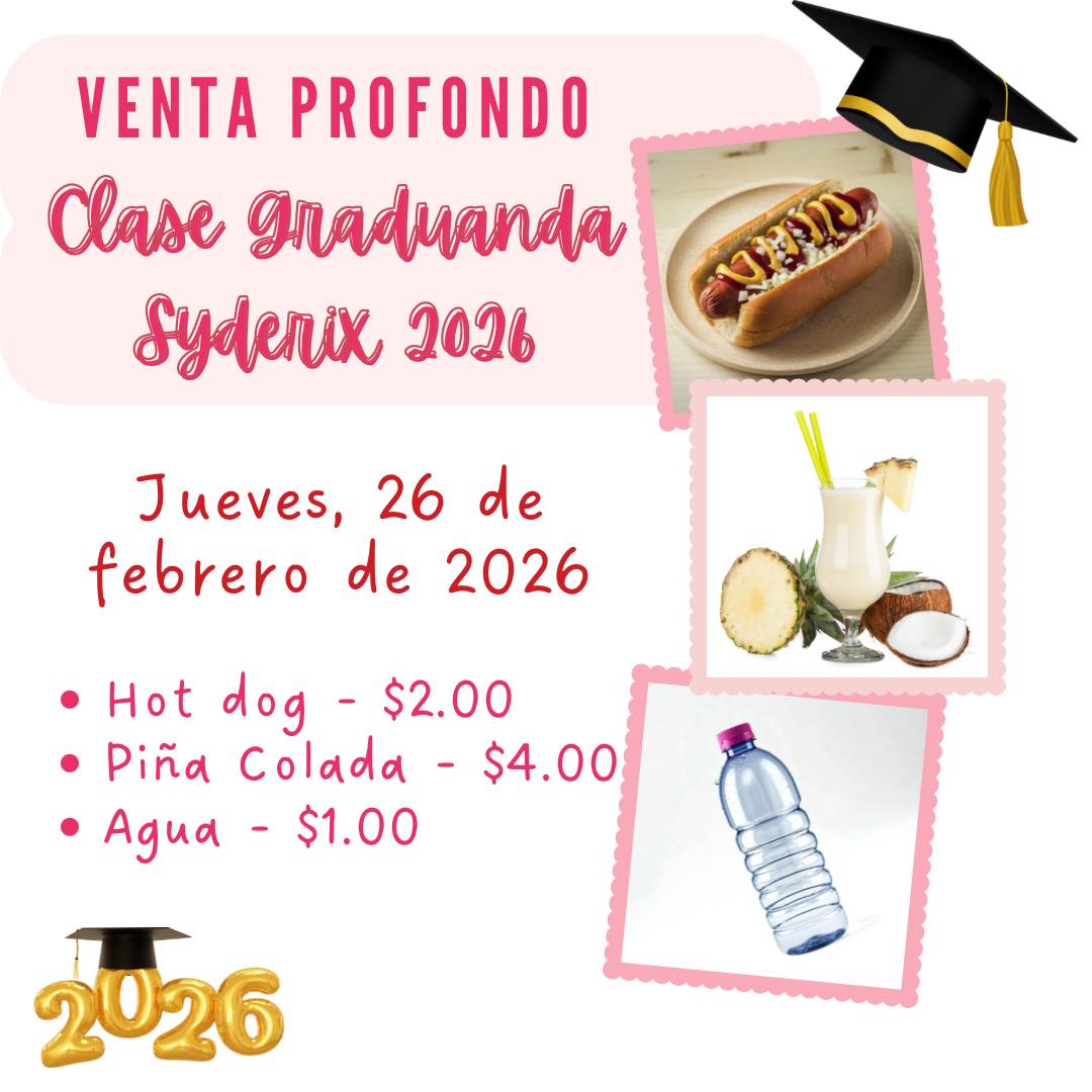 Escuela - 🚨 Aviso 🚨 Venta profondo clase graduanda Syderix 2026 Se ...