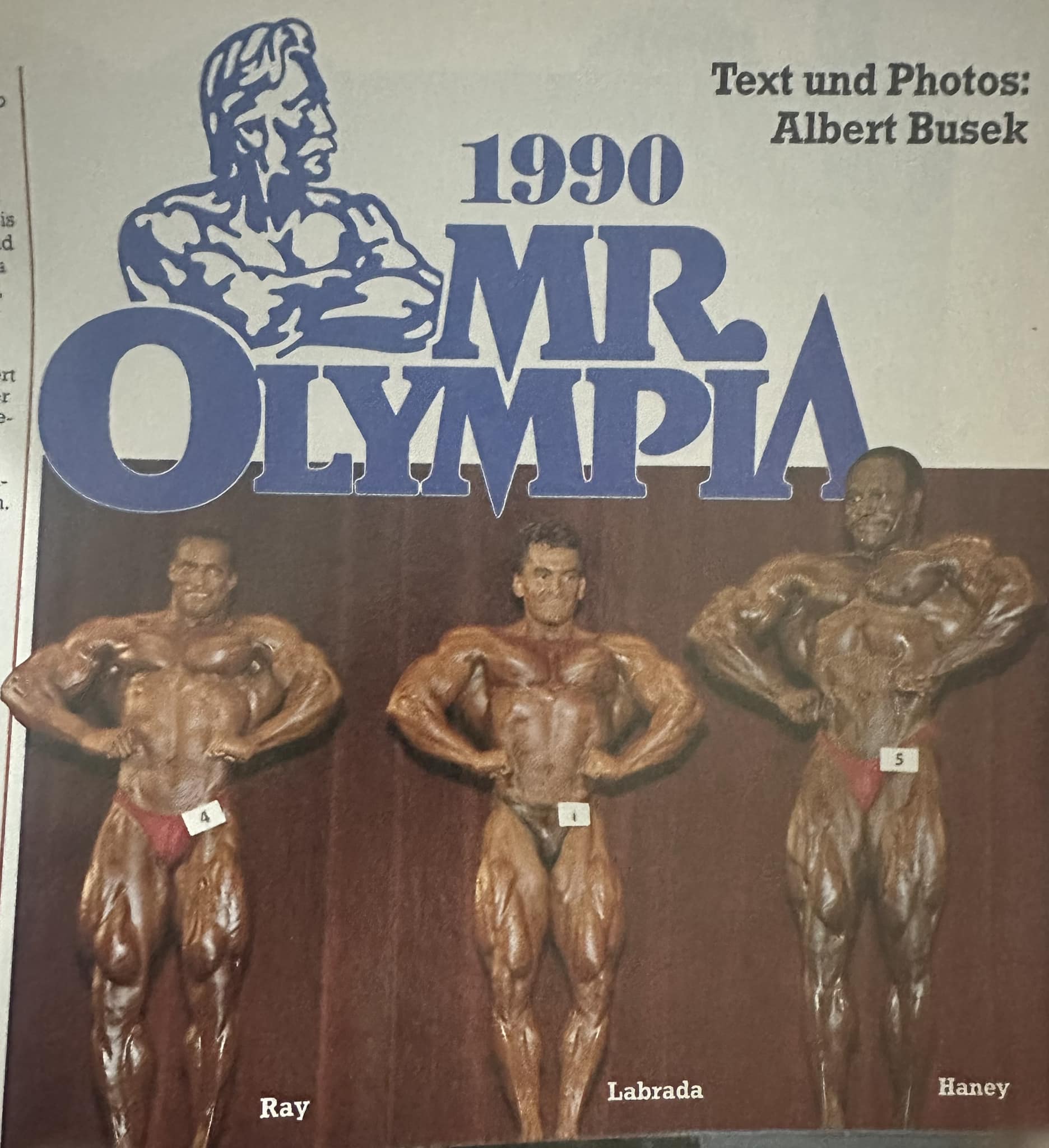 1991 MR.OLYMPIA ‼️‼️💯 TOP 6: 1.@lee_haney_official 2