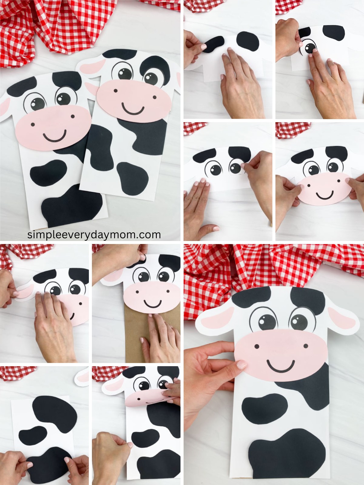 🐮 Cow Puppet Craft ️ Get the... - Simple Everyday Mom