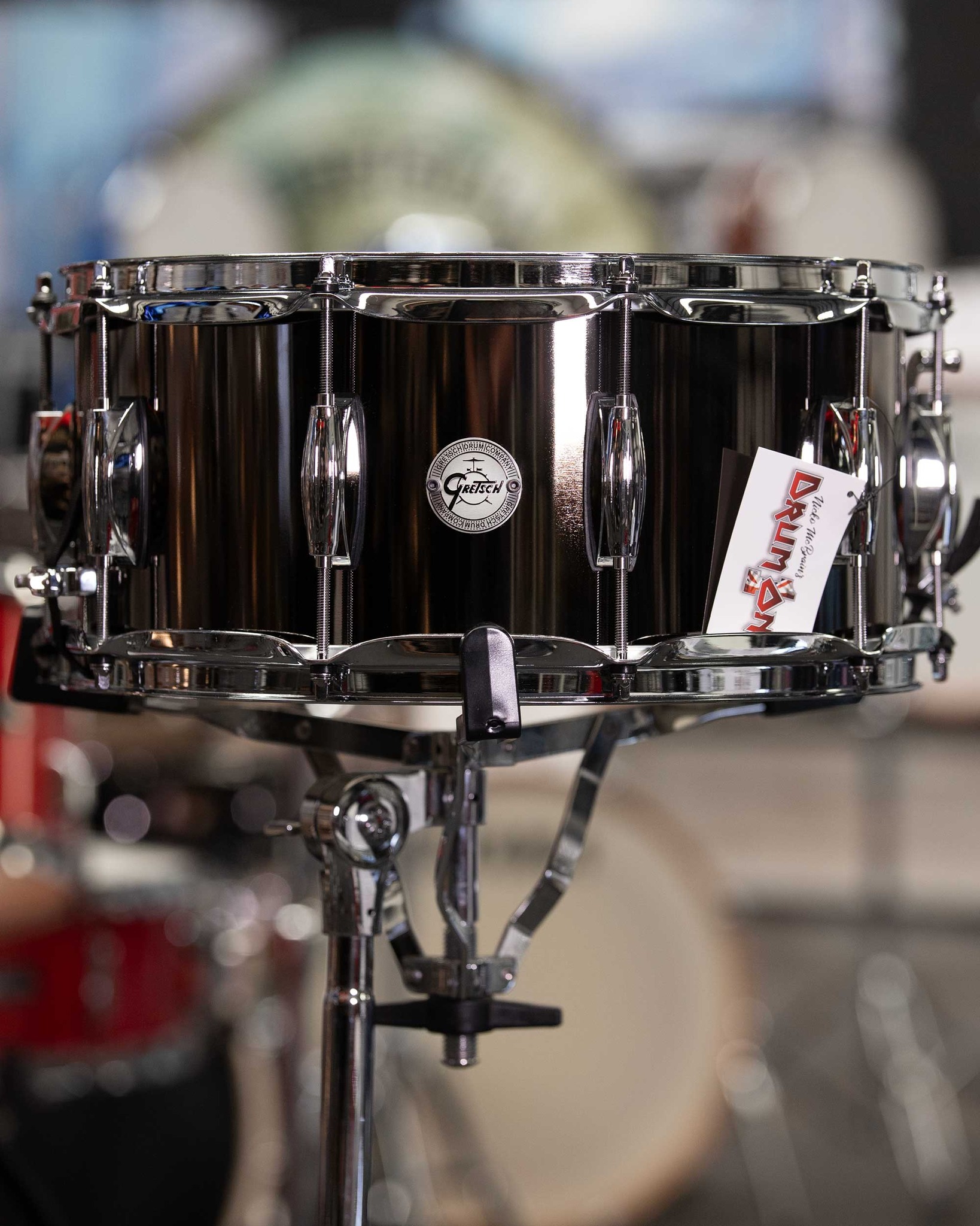 $349 Gretsch 13x6” Snare Drum. Barely used like new condition