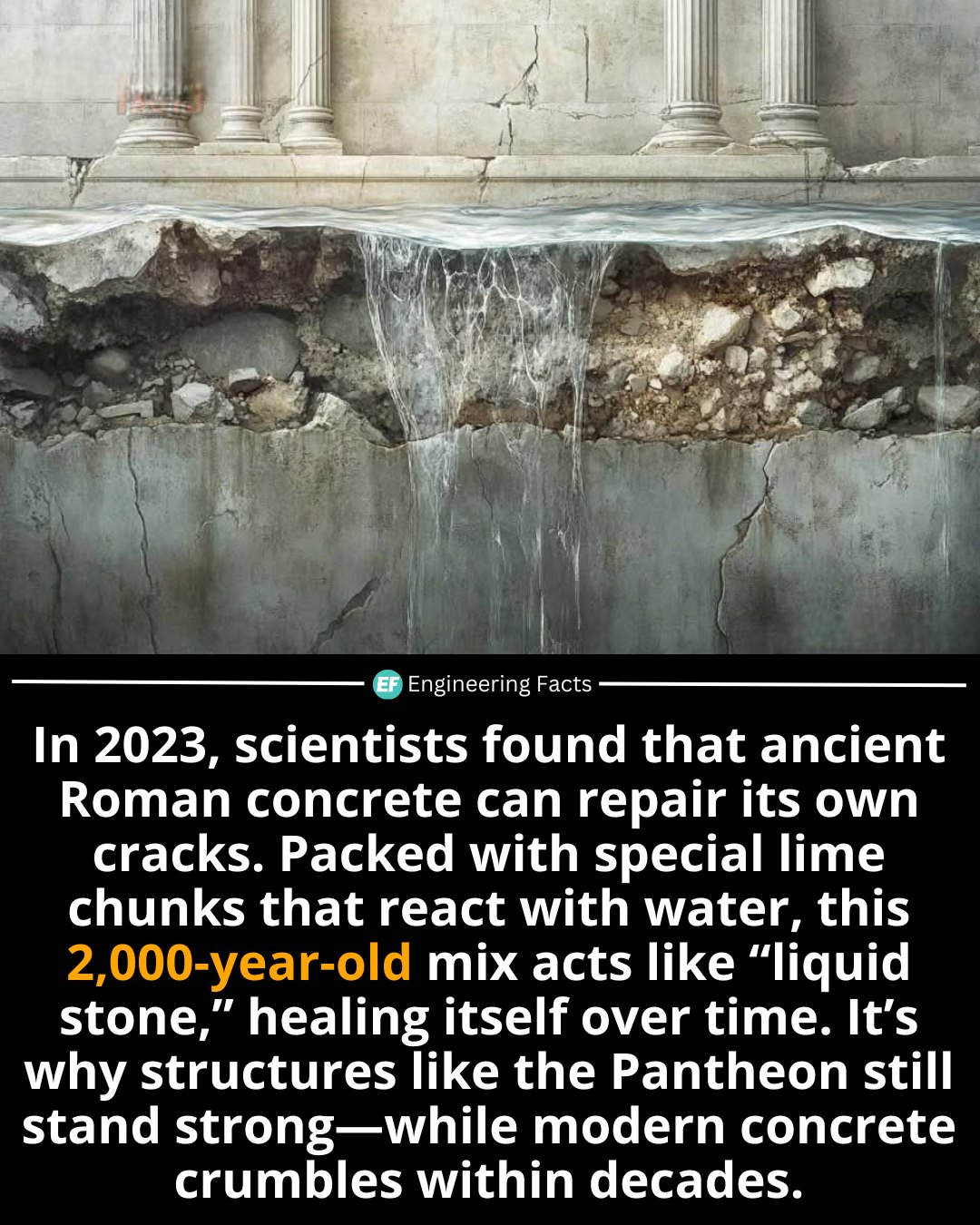 Ancient Roman engineers may have... - Engineering Facts | Facebook