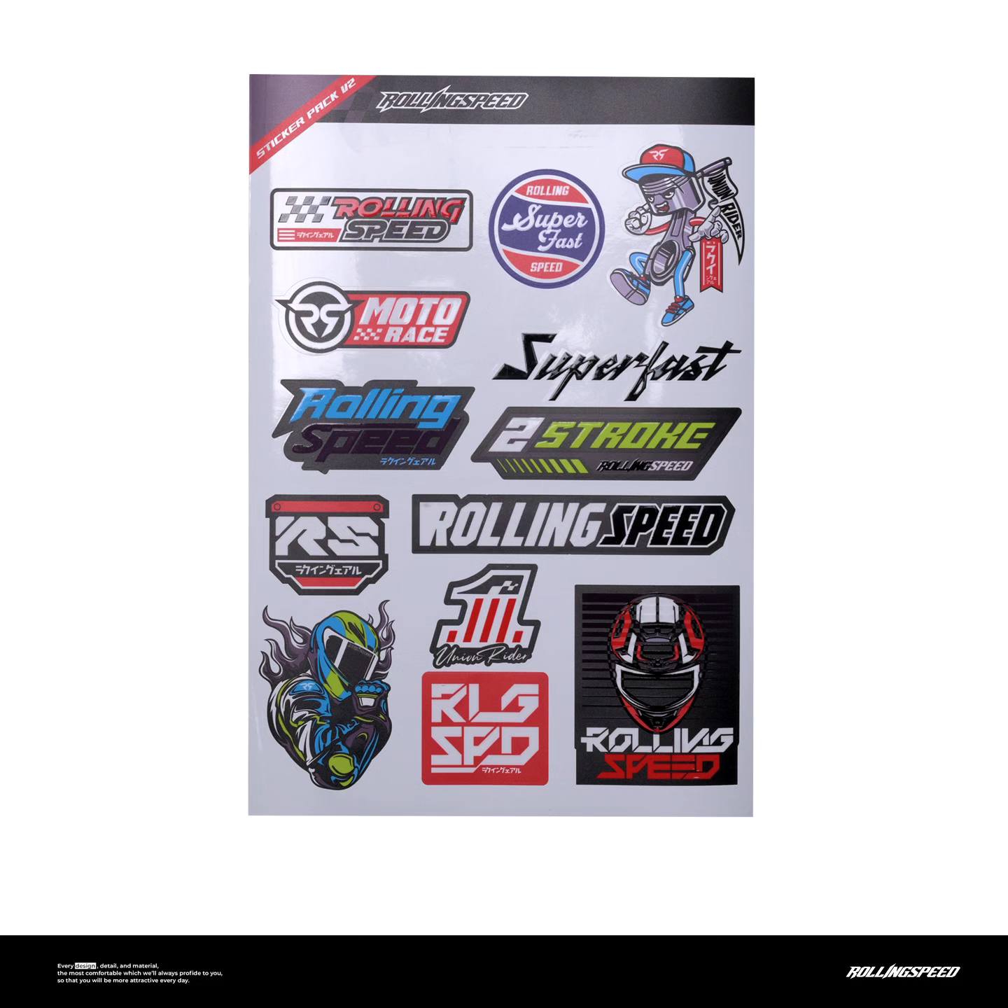 Rolling Speed - New Refresh Sticker Pack Rolling Speed...