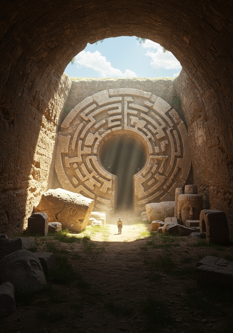 Major - MONUMENTAL MYSTERY: BREAKING NEWS: GIANT STONE LABYRINTH ...