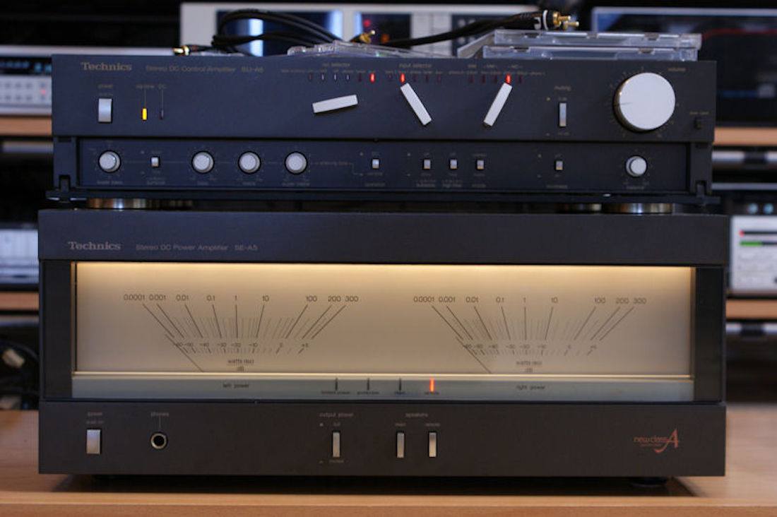 High - Technics SU-A6 preamp and SE-A5 stereo power amp | Facebook