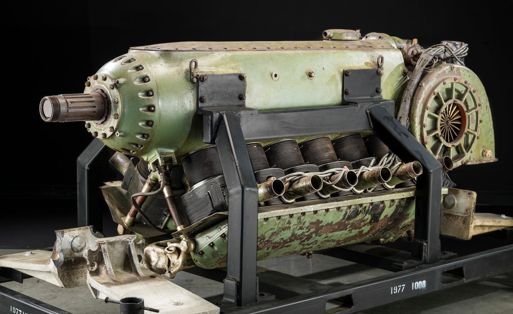 MilitaryHistoria - A rare engine: the Shoda-Ken No. 1 inverted V12 ...