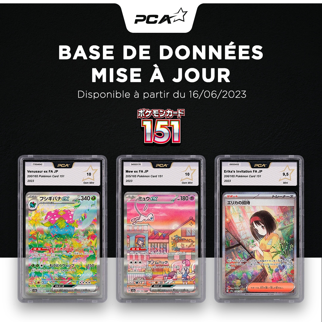 PCA grade - 🇫🇷 Pokémon Card 151 est maintenant disponible... | Facebook