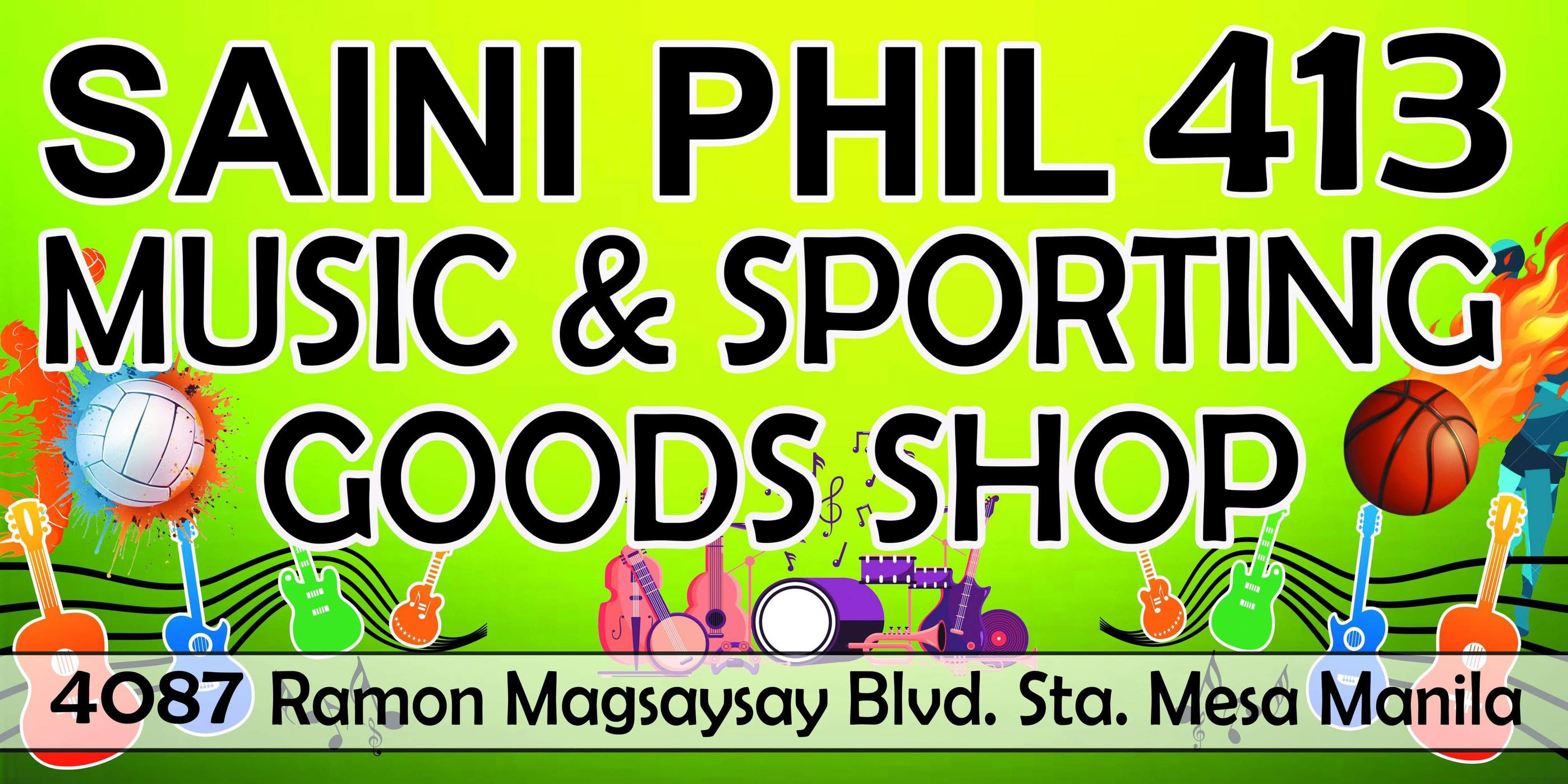 Saini Phil 413 Music & Sporting Goods Shop | Manila