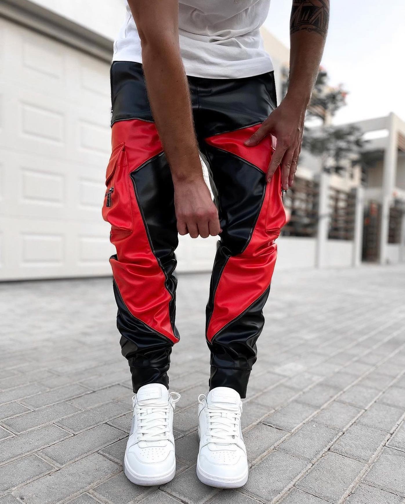 cultwear_cz 🔥 • ▪️GUAPI Obsidian Black Leather Cargo Pants V2