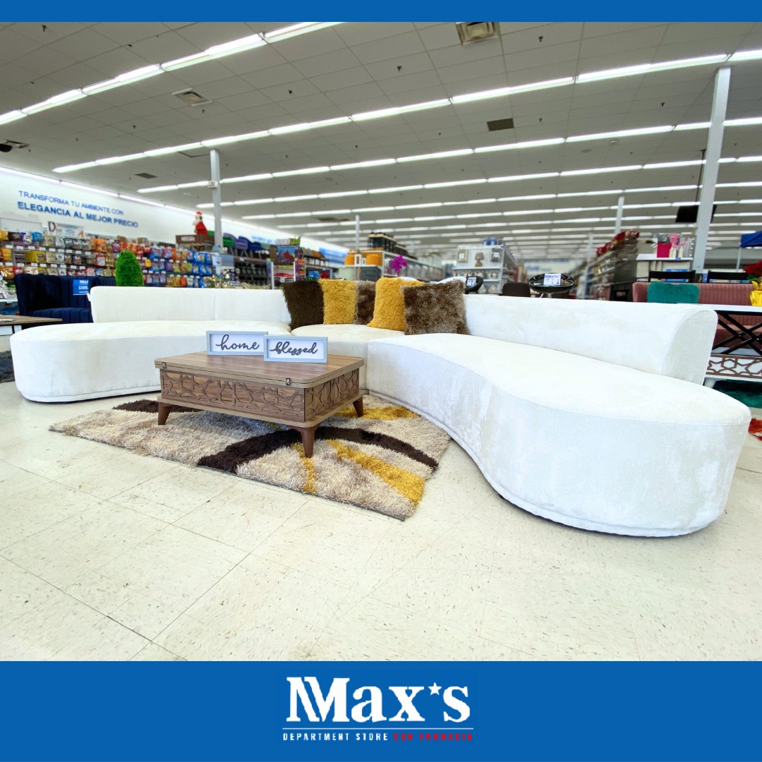 Max’s - Transforma tu sala con elegancia y estilo Este sofá moderno y ...