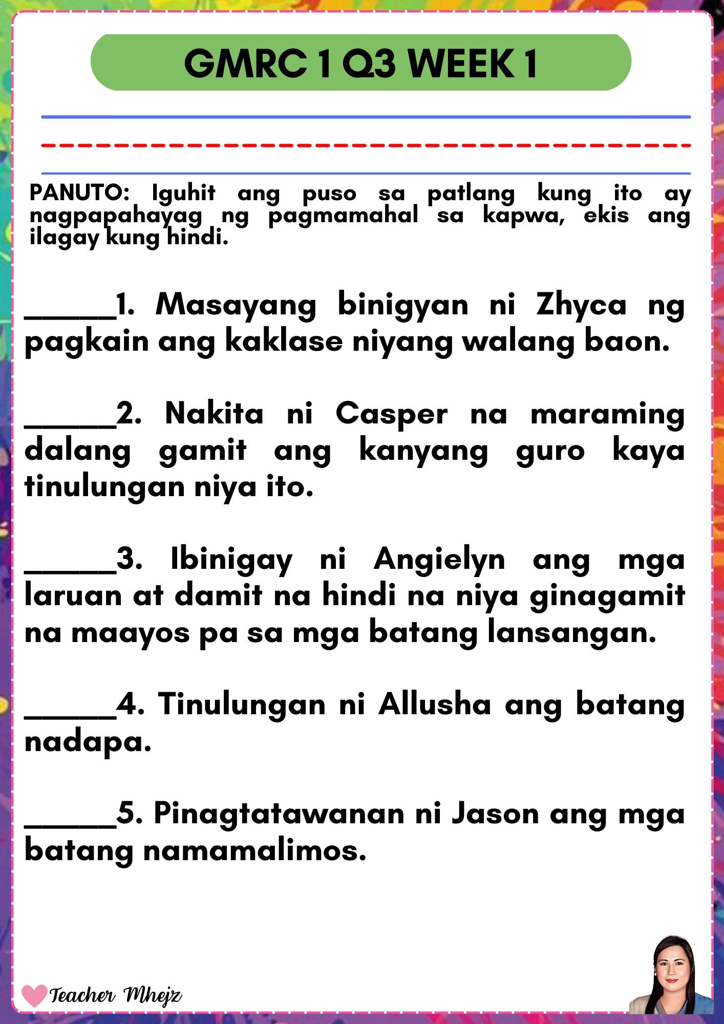 Free Grade 1 Files... - Free Grade 1 Files -Teacher Mhejz