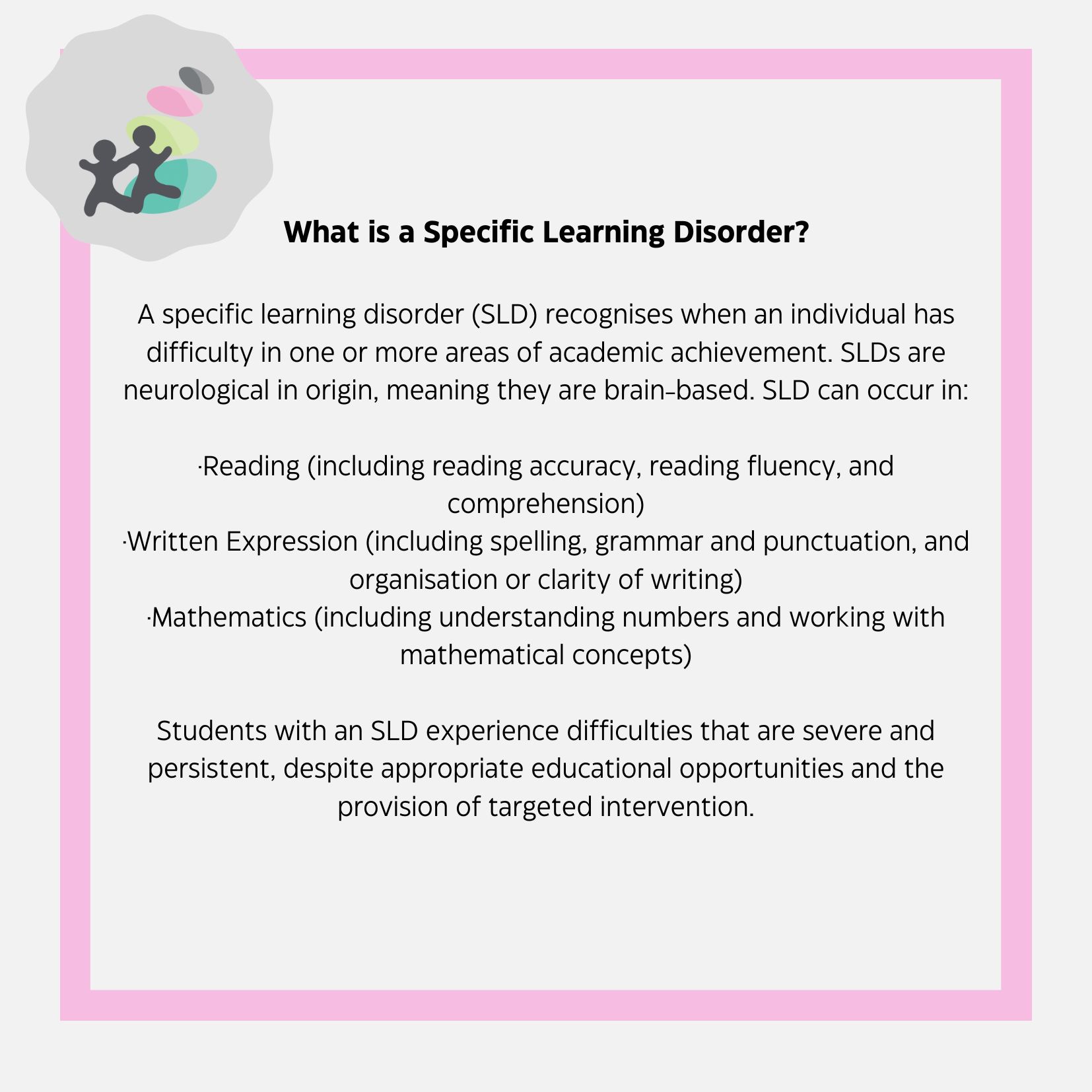 What is a Specific Learning... - Step by Step Psychology | Facebook