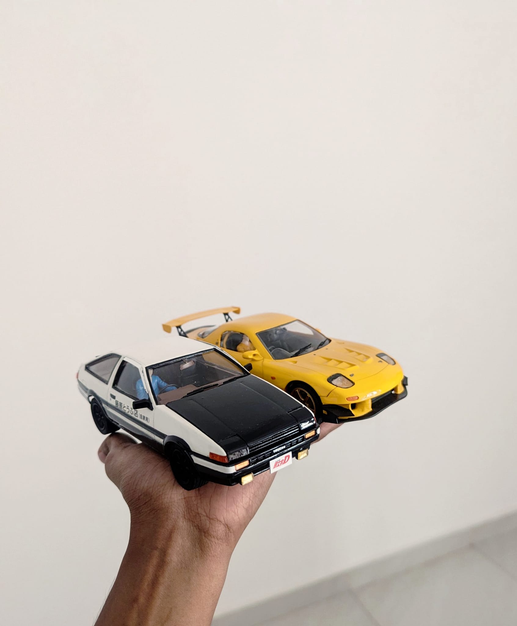 1:64 TIMEMICRO Initial-D AE86 / Rx7 Comic version Material
