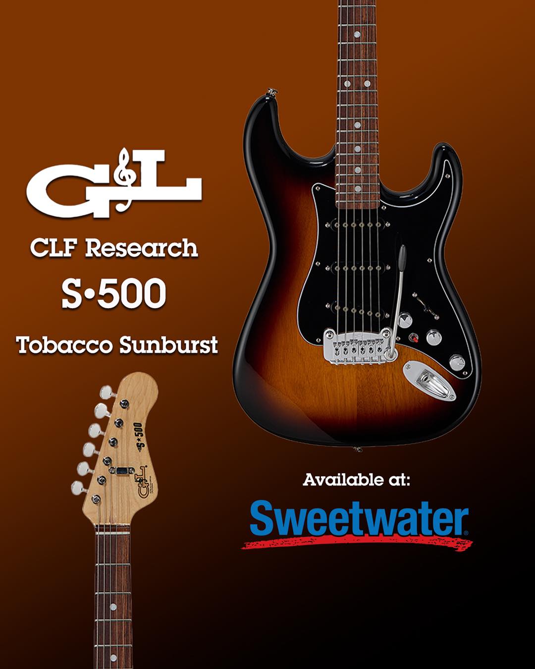 Early G&L S-500 guitar models compared