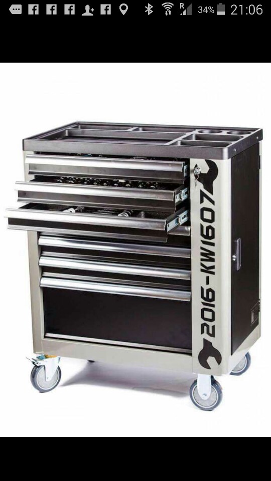 KINBOX-Pro - KINBOX-7 Drawers Heavy Roller Cabinet ...