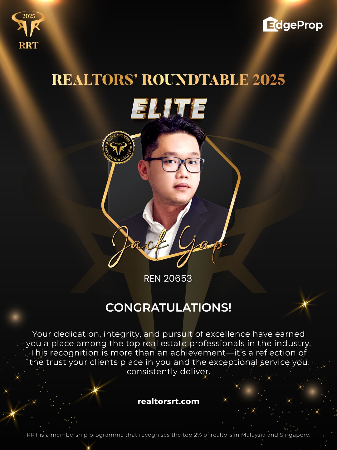 One - 🙌 Congratulations to Jack Yap for being honored with the 2025 ...