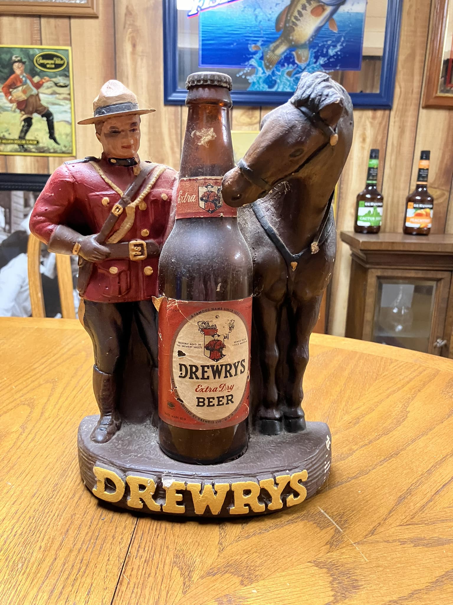 Drewry beer collectors box at Rensselaer market