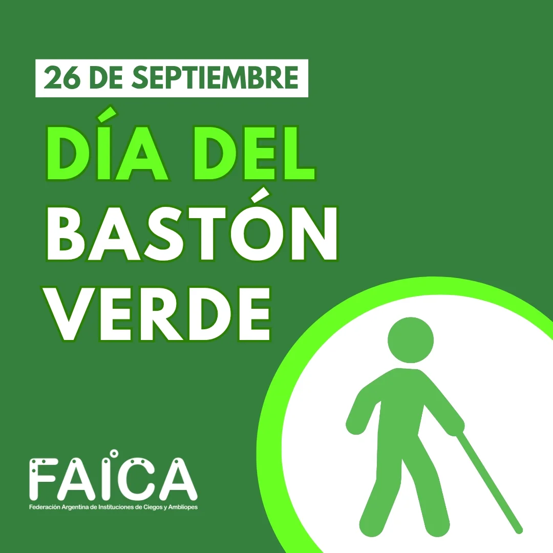 FAICA - 🟩 26 de Septiembre: Día del Bastón Verde 🗓️ Cada 26 de ...