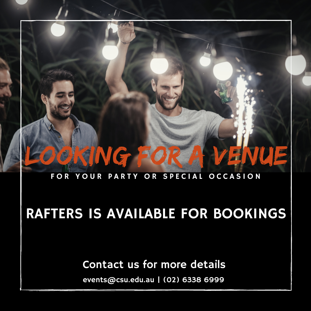 Rafters Bar CSU | Bathurst NSW