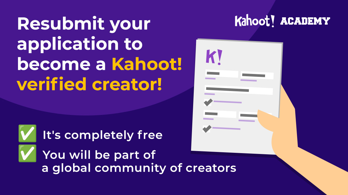 Kahoot - Have you previously applied to become a verified...
