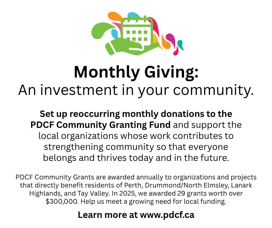 Perth - PDCF is highlighting monthly giving this October. Make a ...
