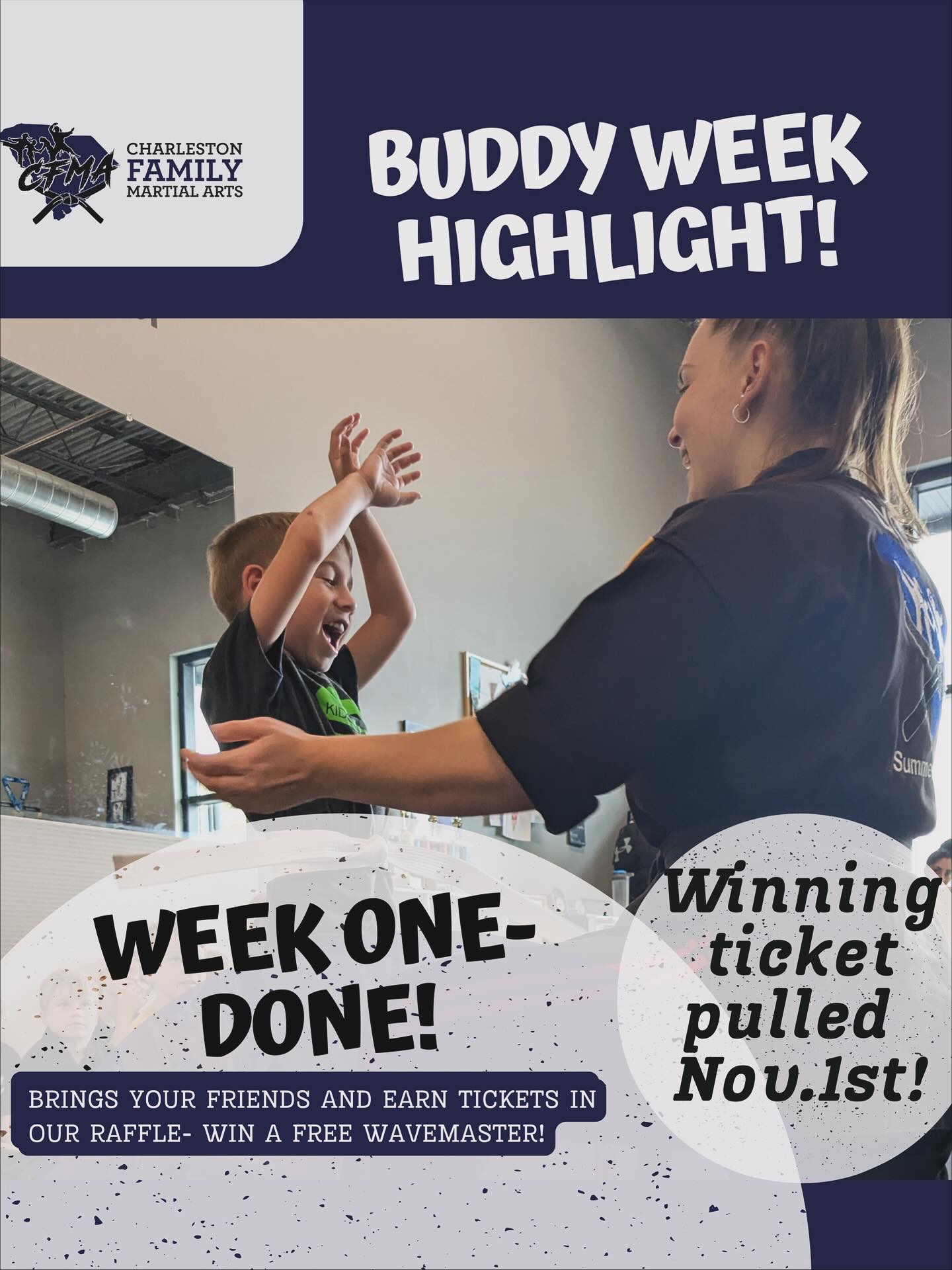 🎃 Buddy Week 2025 • Week... - Charleston Family Martial Arts | Facebook