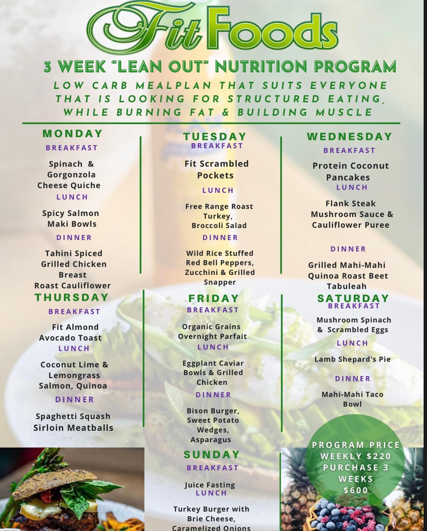 Fit Foods SXM - 🎉! 🎉Introducing the Ultimate 3 Week Lean...