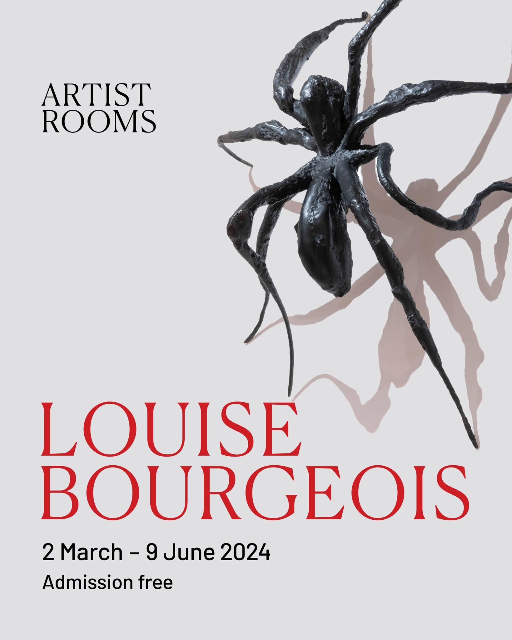A free Louise Bourgeois exhibition has just opened at Burton at