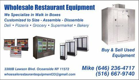 Walk in Boxes and Restaurant Equipment | Oceanside NY