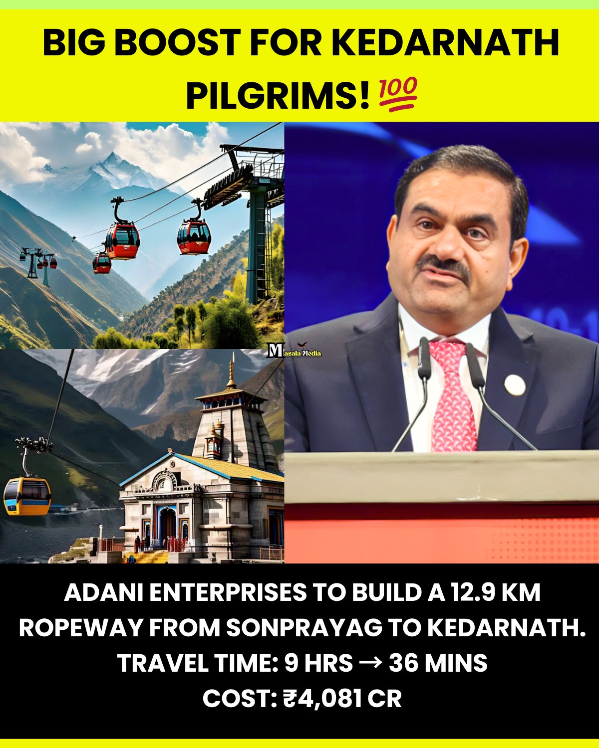The Rastrawadi - 🚡 A Historic Leap for Kedarnath Pilgrims! 🙏🌄 In a ...