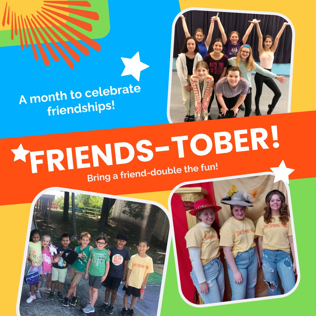 👫🍁💛 Get ready for October! A... - DaySpring Arts & Education | Facebook