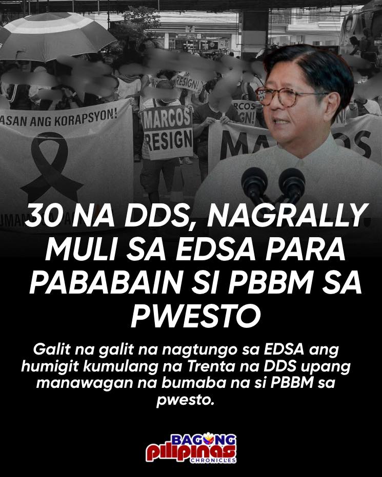 Bagong - LOOK | DDS rally sa EDSA, kasing liit lang ng barangay parade ...
