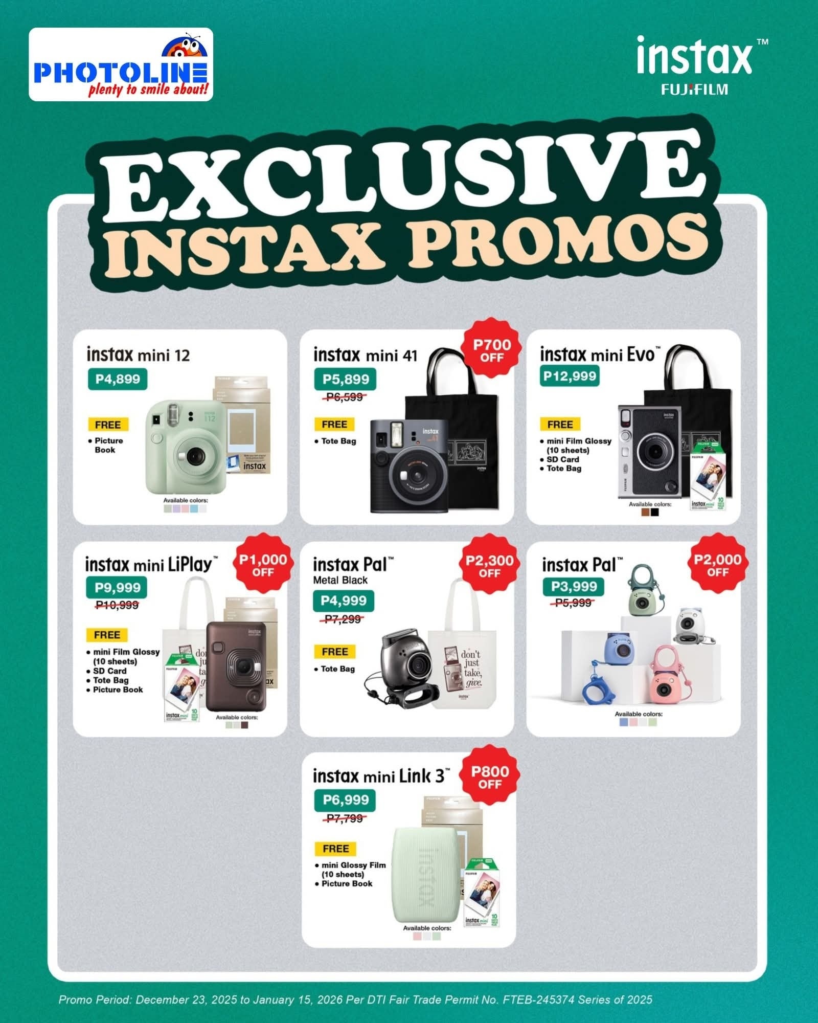 Photoline - It’s the most wonderful time for exclusive instax promos! 🎁 ...