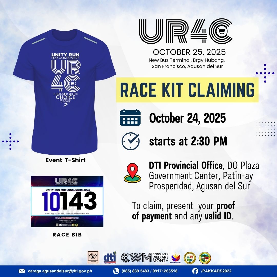 PAKKADS - 📣 UR4C RACE KIT CLAIMING ANNOUNCEMENT! 🏃‍♀️🏃‍♂️ The run is ...
