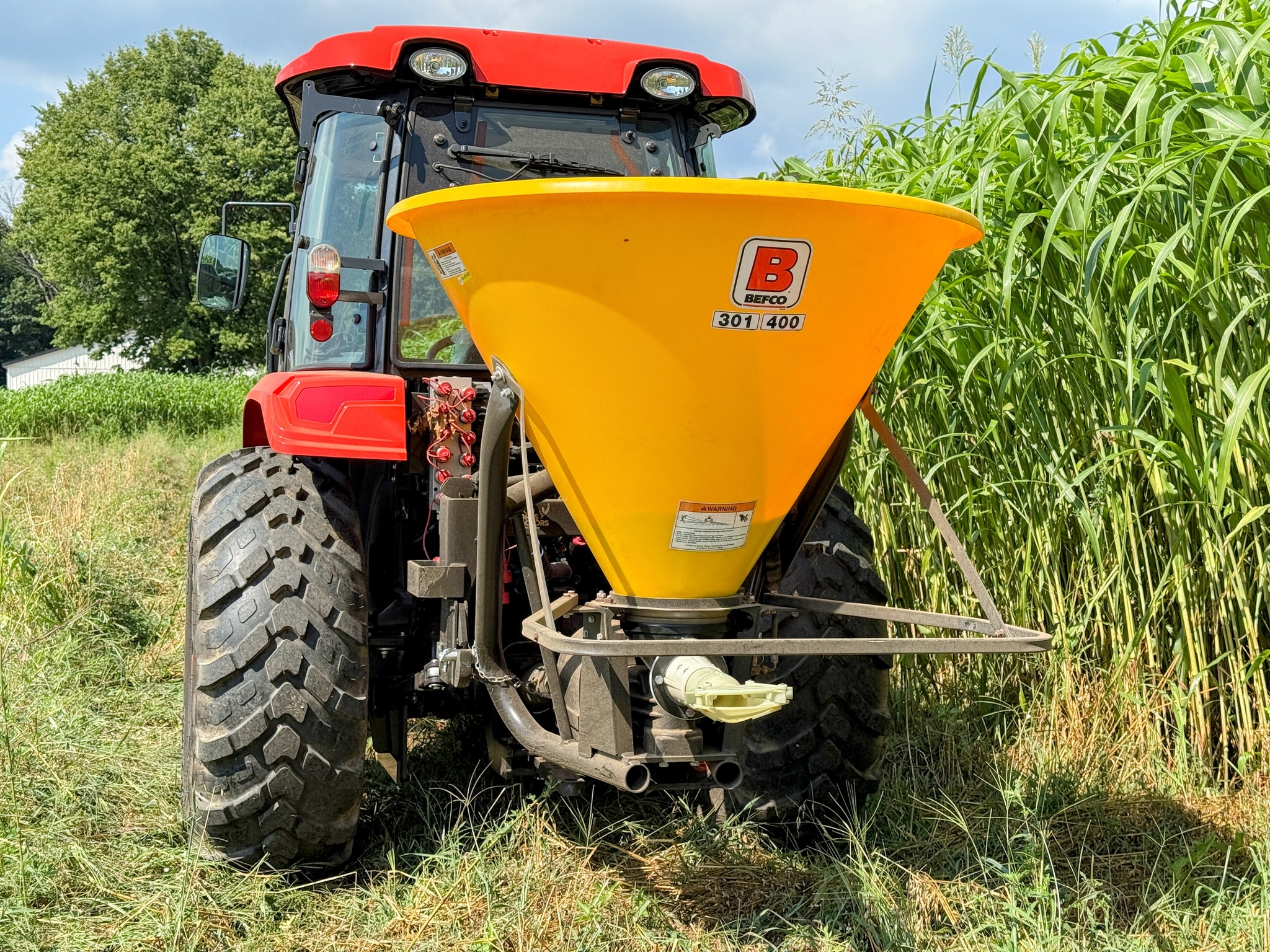 Good - Year-Round Material Spreaders! Can you believe that yellow poly ...