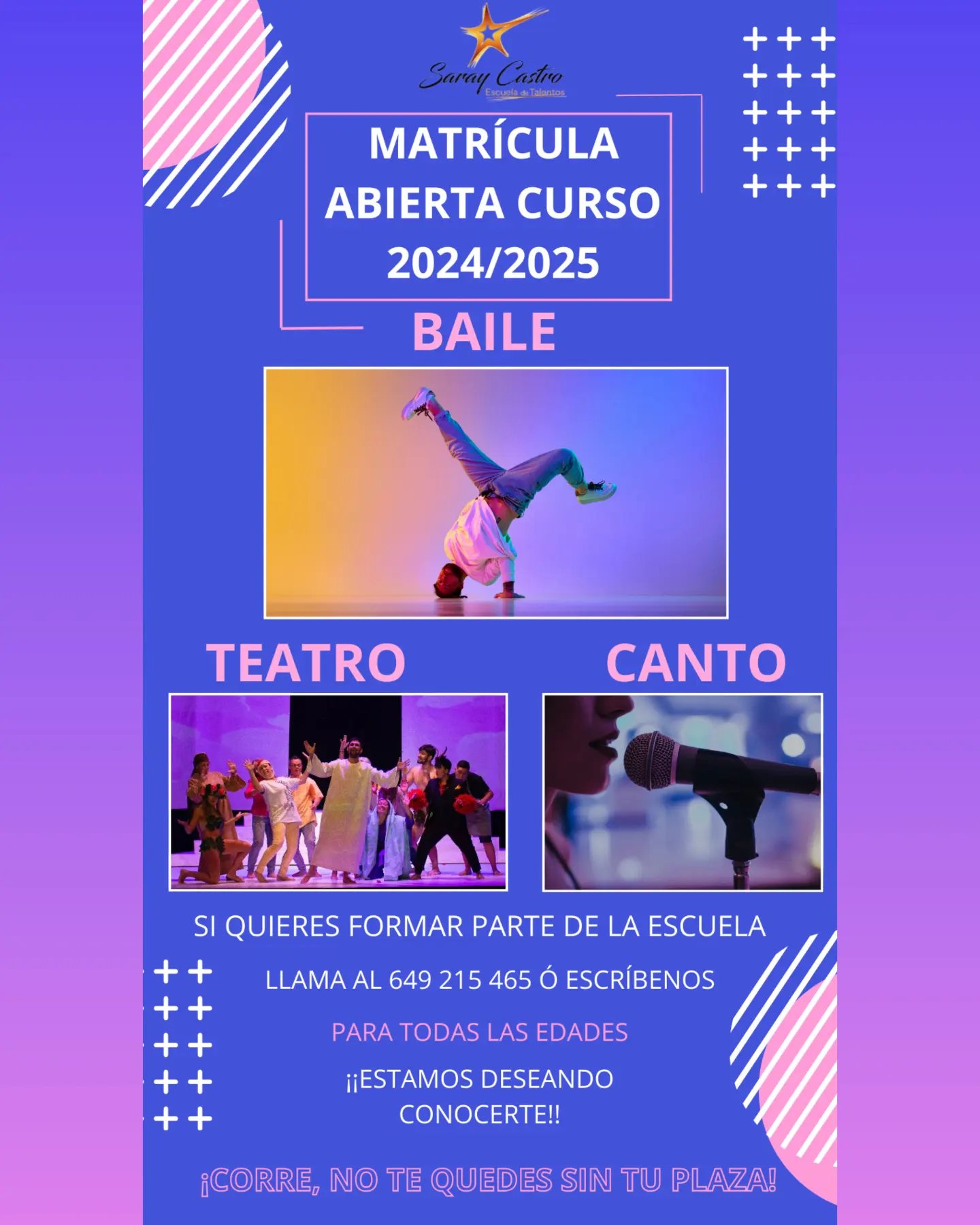 Hoy es el día!! 🤗... - Escuela de Talentos Saray Castro | Facebook