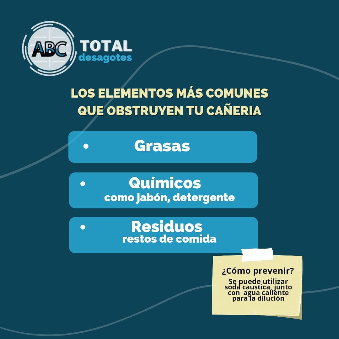 ¿Que hacer si mi cañeria comienza a... - Abc total desagotes