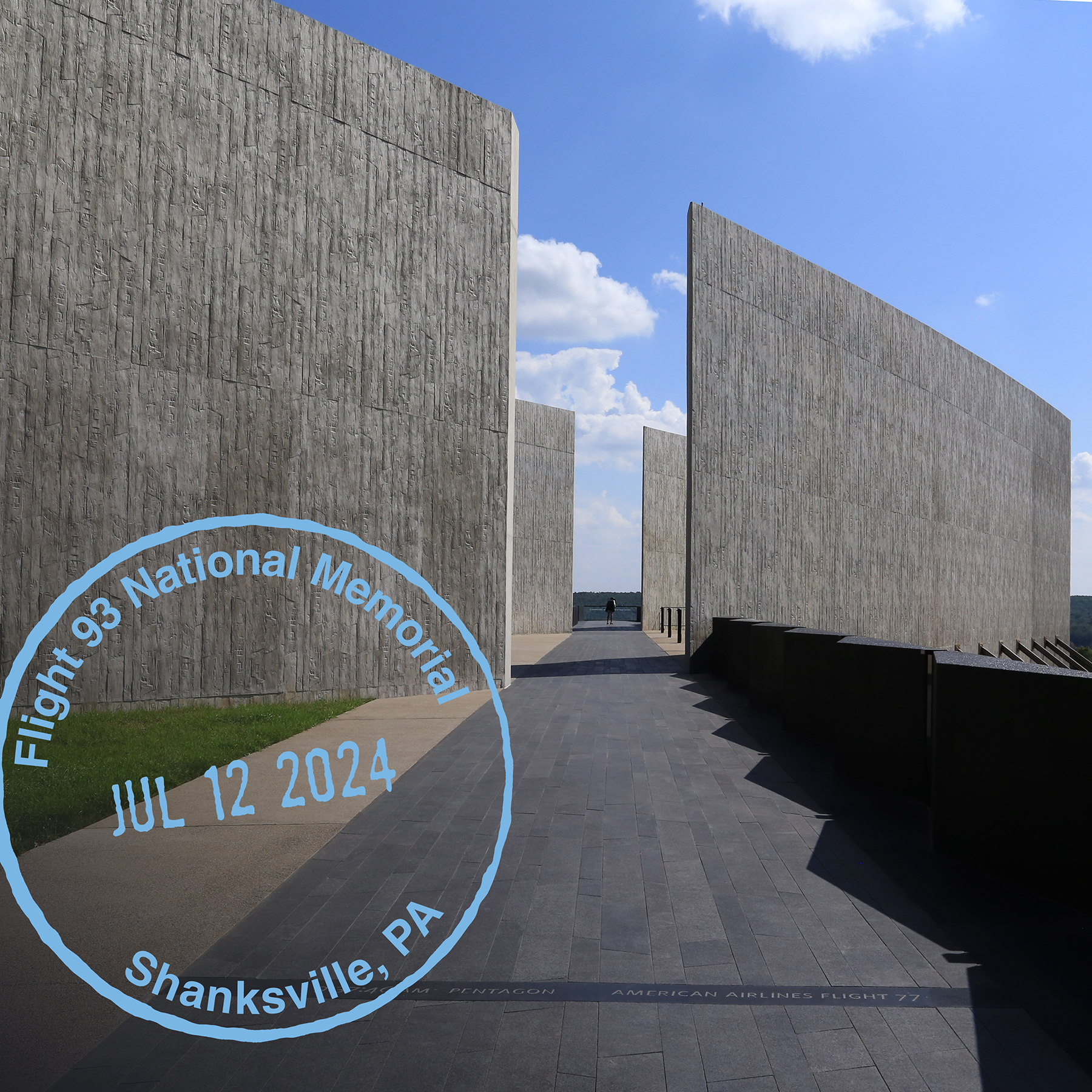 Honoring 9/11 heroes at the Tower of Voices memorial near the