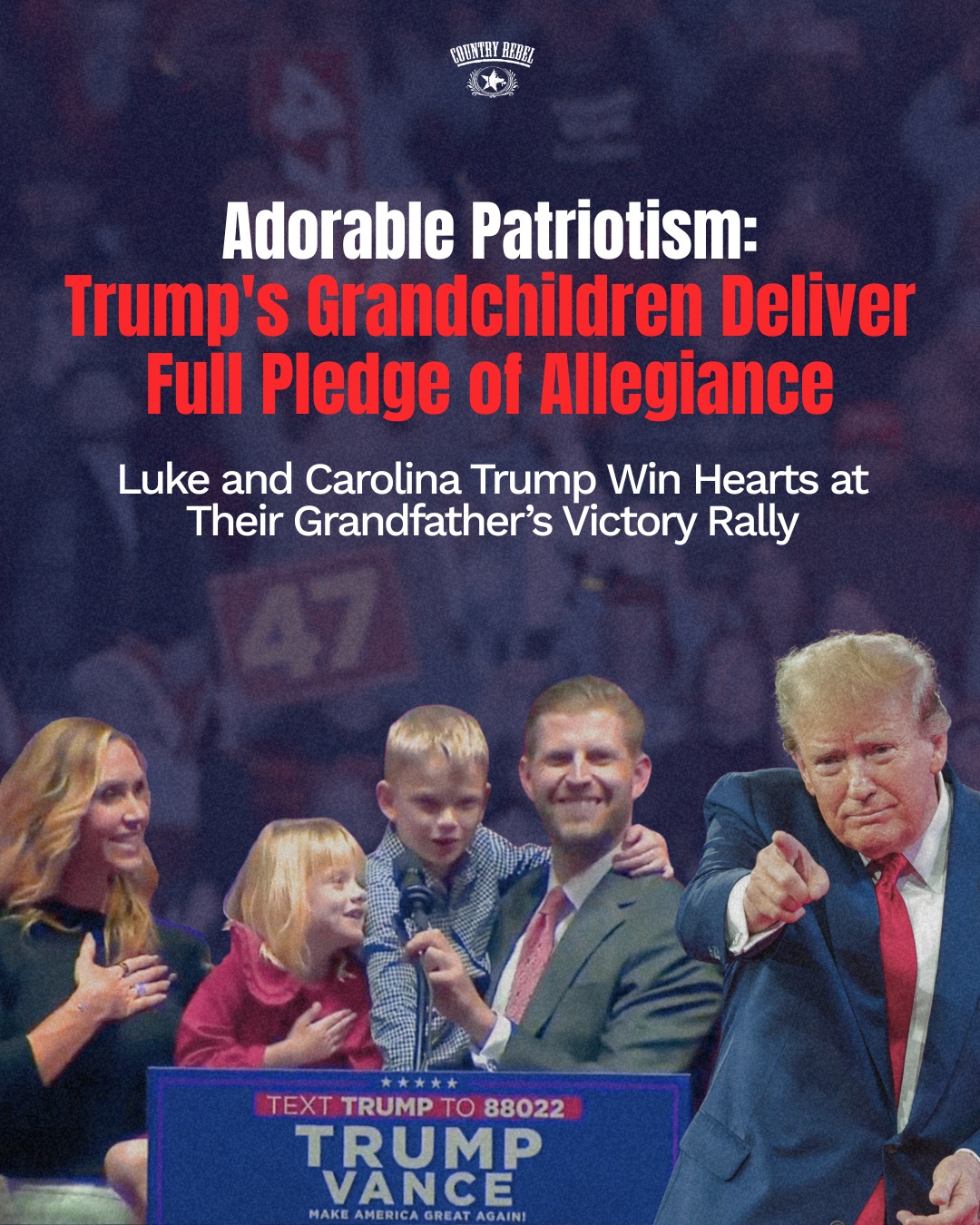 Classic - Donald Trump's grandkids stole the stage with their adorable ...