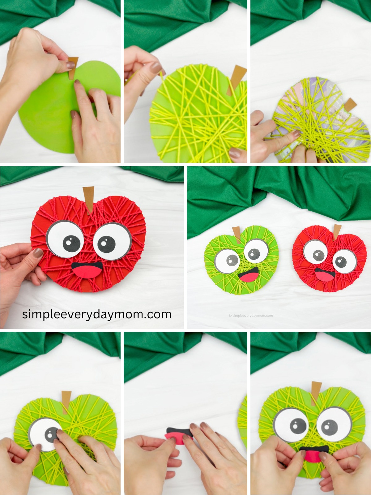 🍎 Yarn Apple Craft ️ Get the... - Simple Everyday Mom