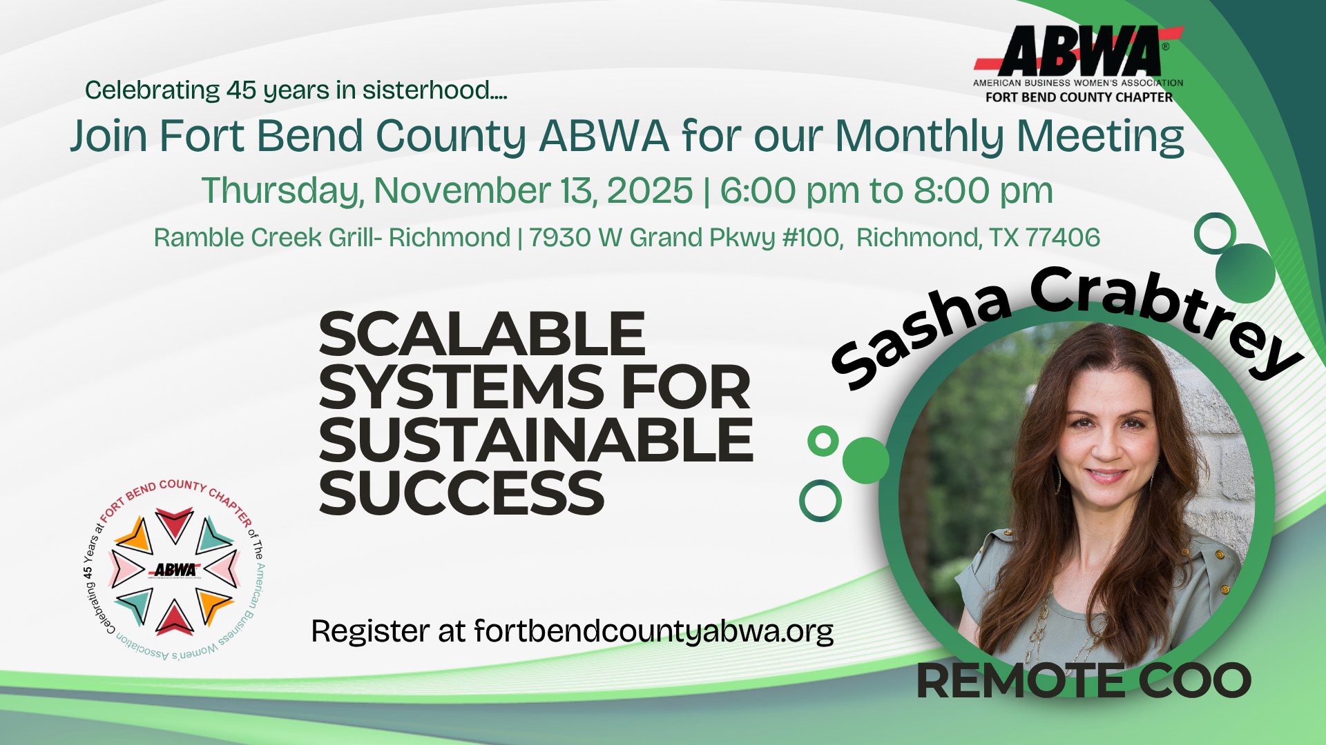 Scalable Systems for Sustainable Success