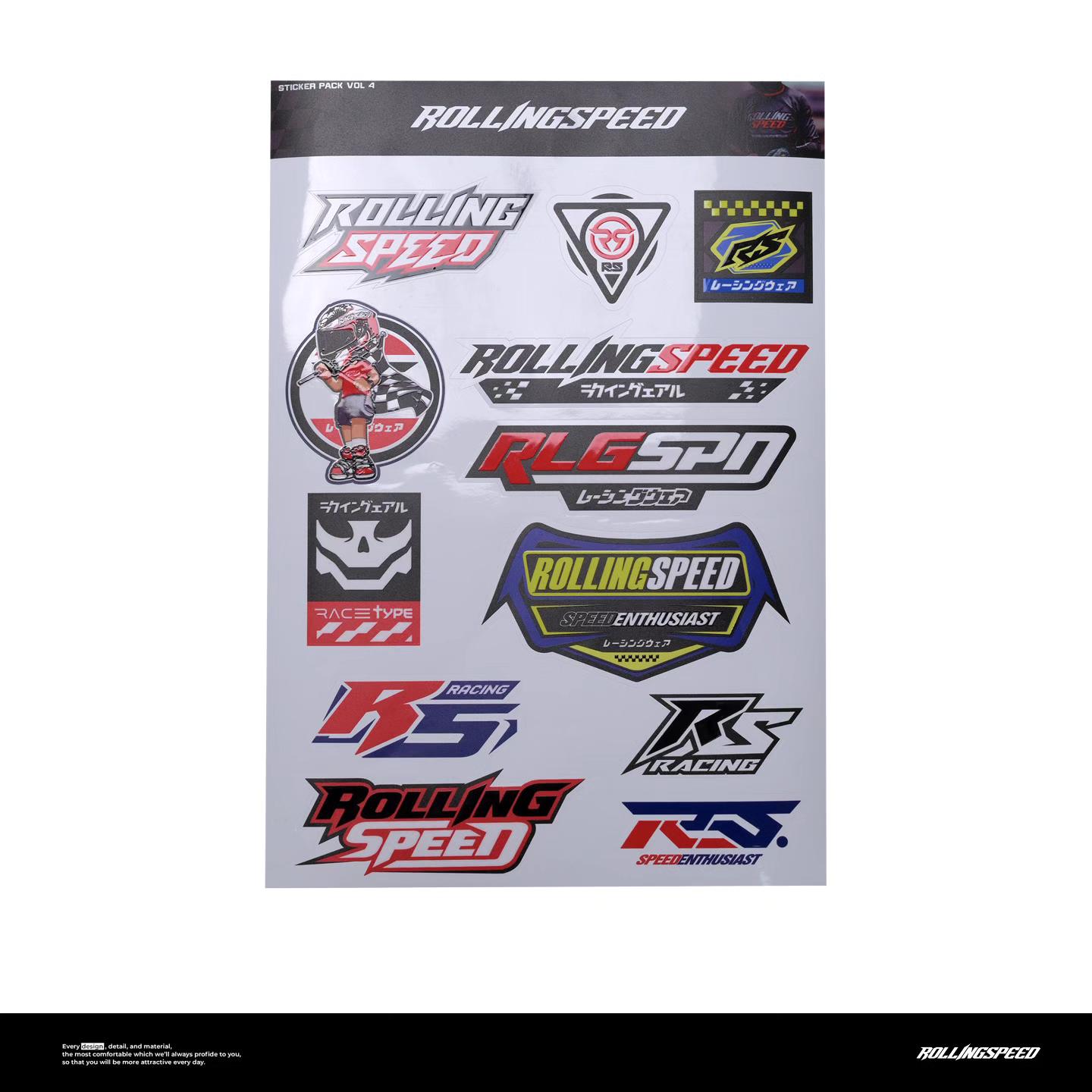Rolling Speed - New Refresh Sticker Pack Rolling Speed...