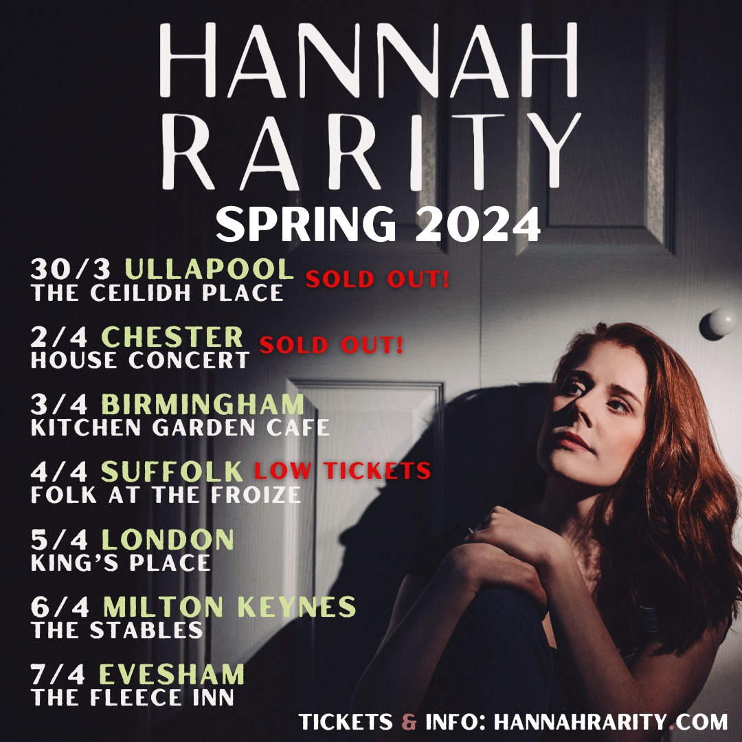 Hannah Rarity - SPRING TOUR 🌷🚐 Less than 1 week until my...