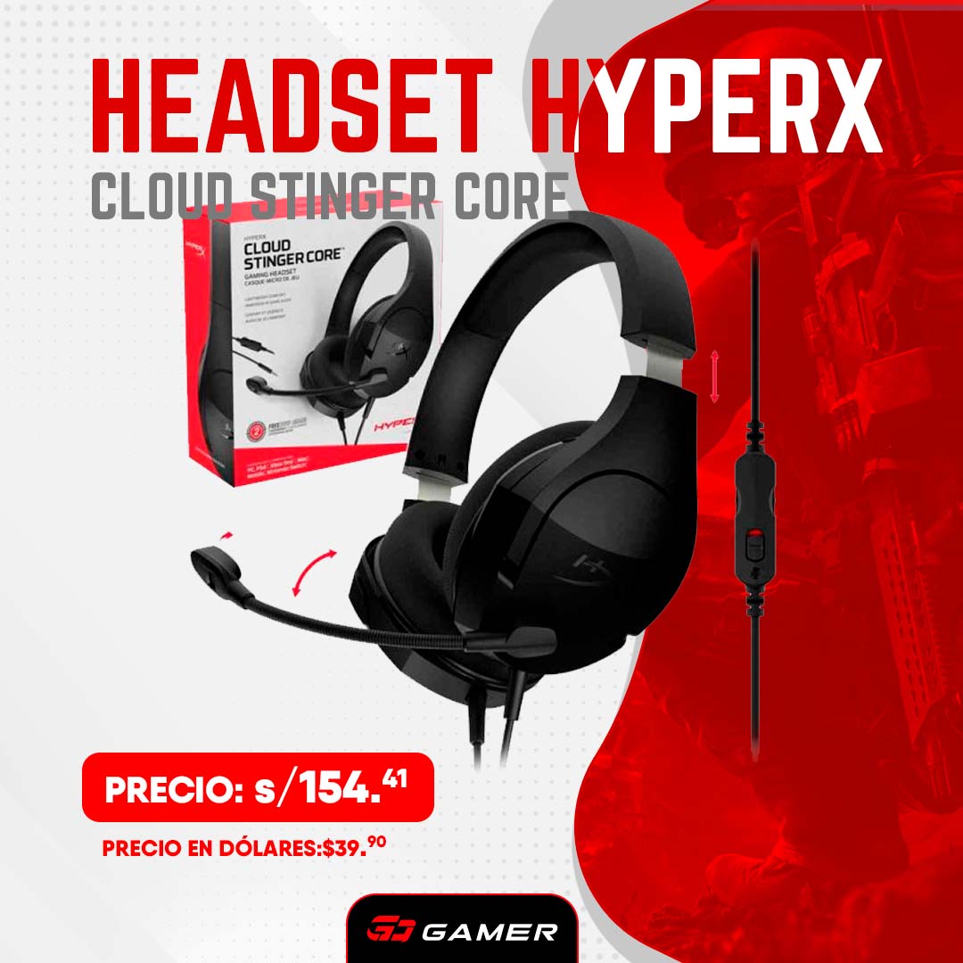GoGamer - ⚡ HEADSET HYPERX CLOUD STINGER CORE (PC, PS4,...