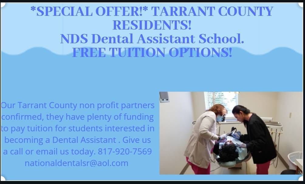 NDS "10 Weeks" Dental Assistant School | Fort Worth TX