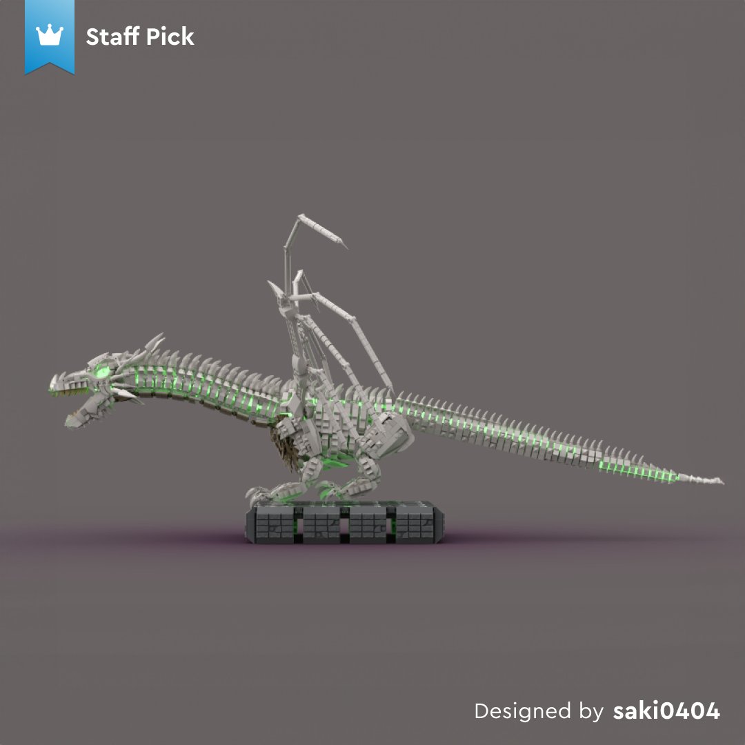 Witness the majesty of “Dragon” by saki0404! This stunning beast