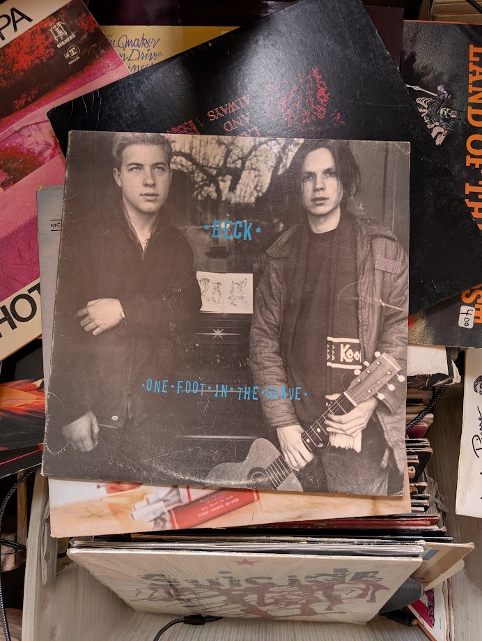 Beck's 1994 low-fi folk album One Foot in the Grave