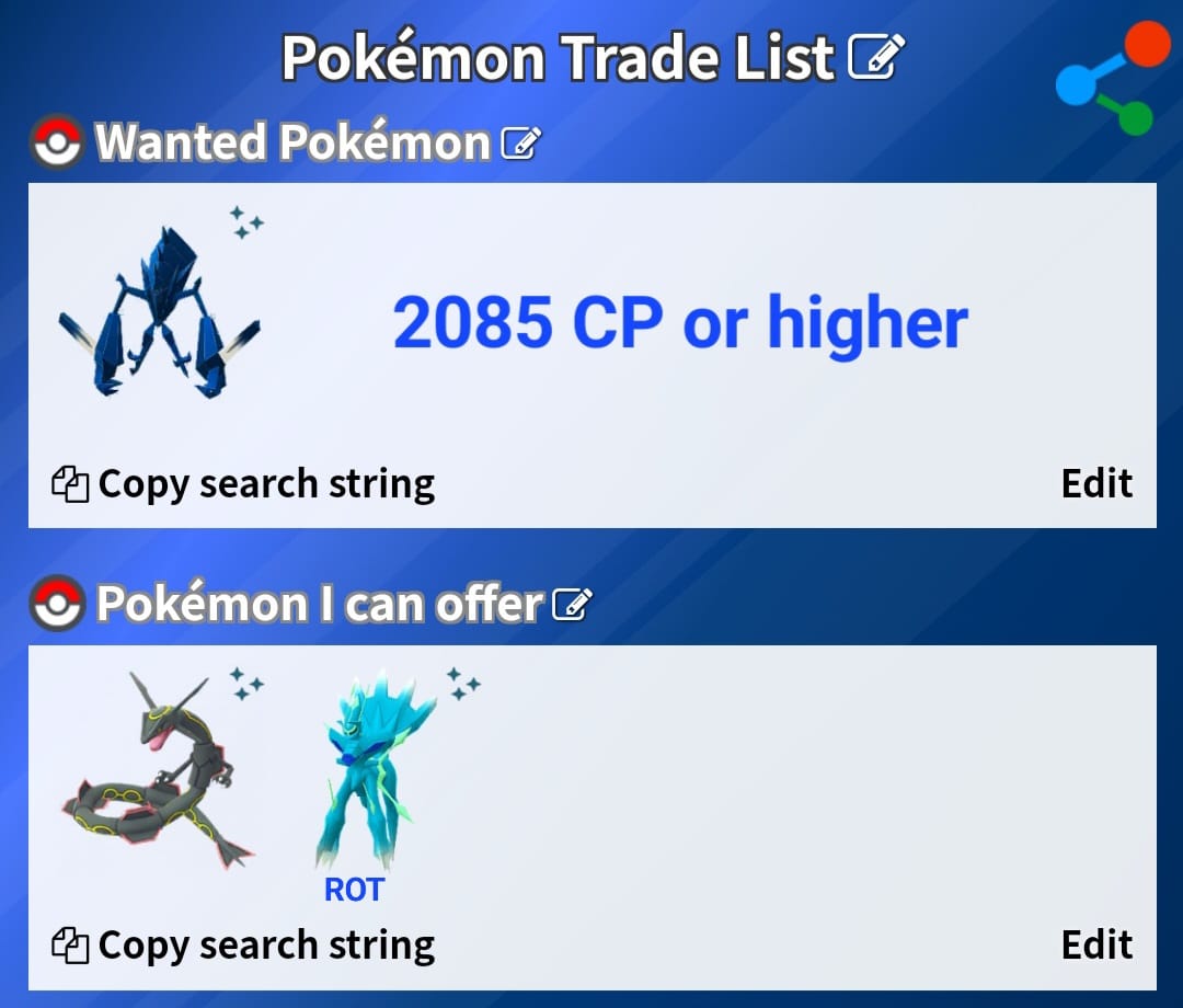 Pokémon GO Guzzlord Only Registered Trade