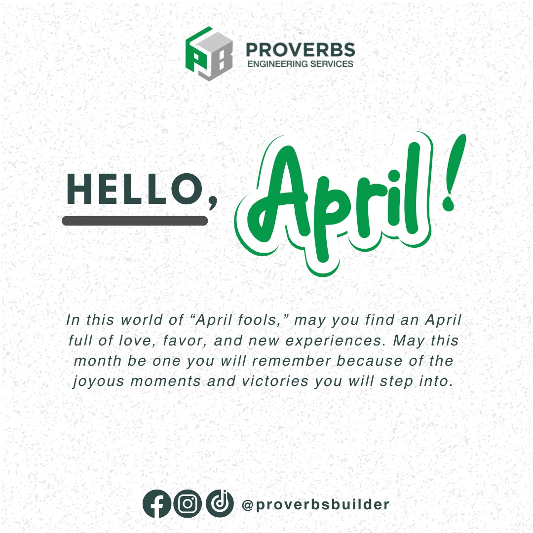 Proverbs - April fools April full of ___________ (anything you want to ...